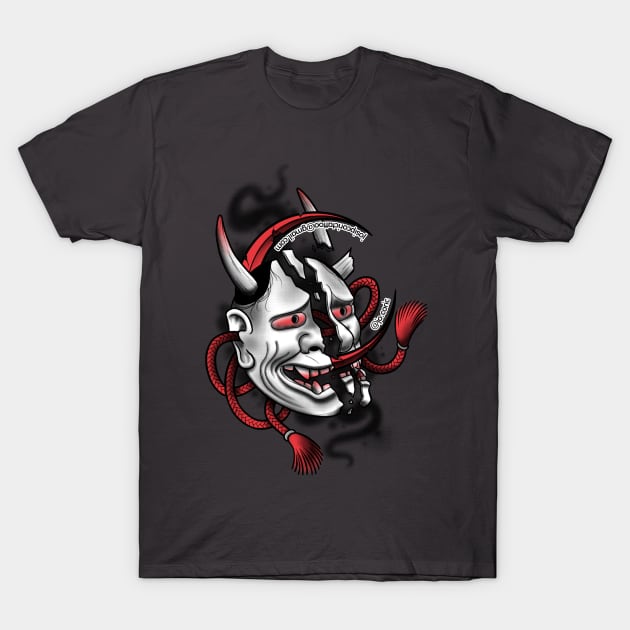 Broken Mask T-Shirt by Jocoric